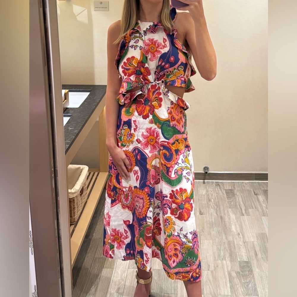 Zimmermann Multicolor Floral Dress